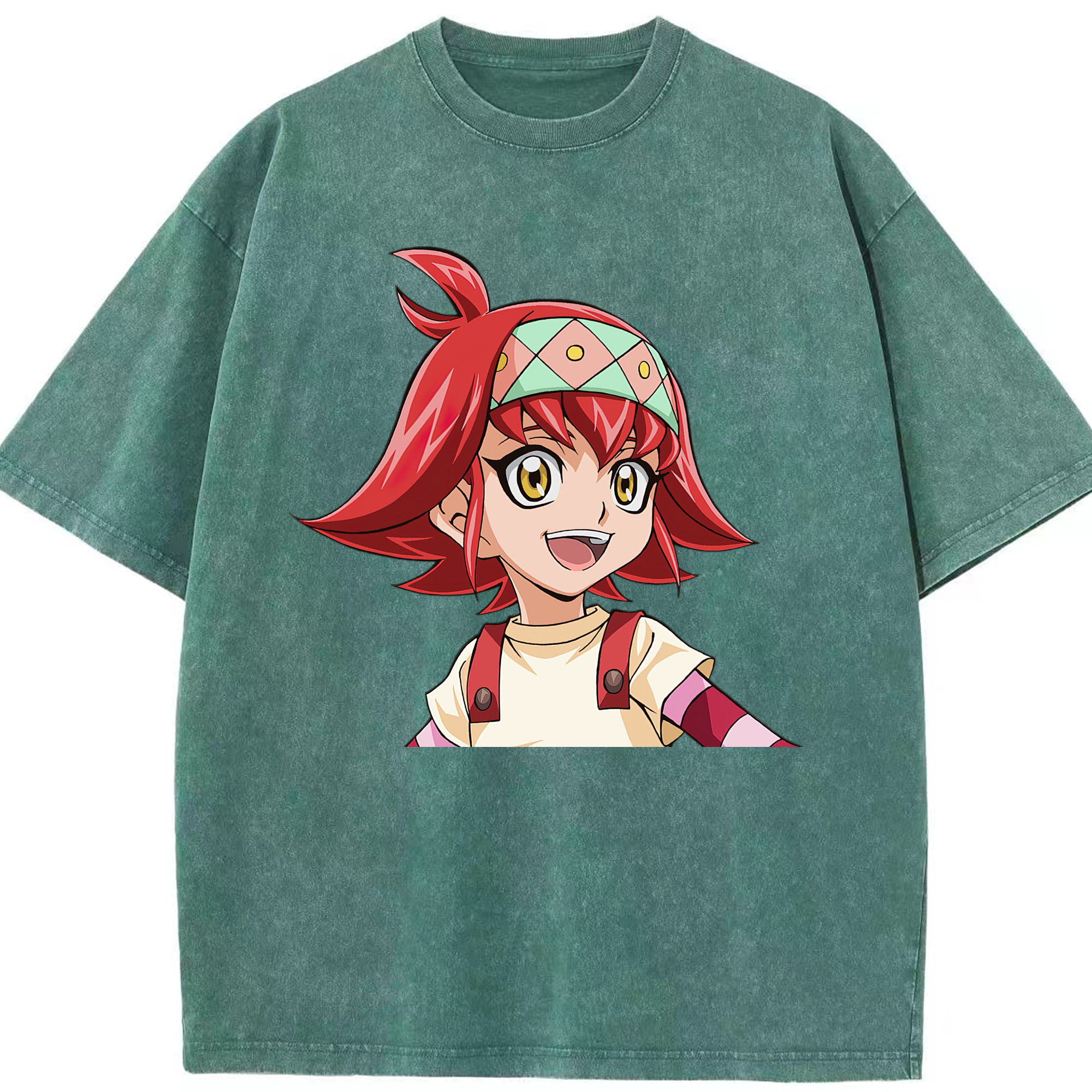 （画像用） 遊☆戯☆王 Yu-Gi-Oh! 綿100% ヴィンテージ風 半袖Tシャツ（フロントプリント）